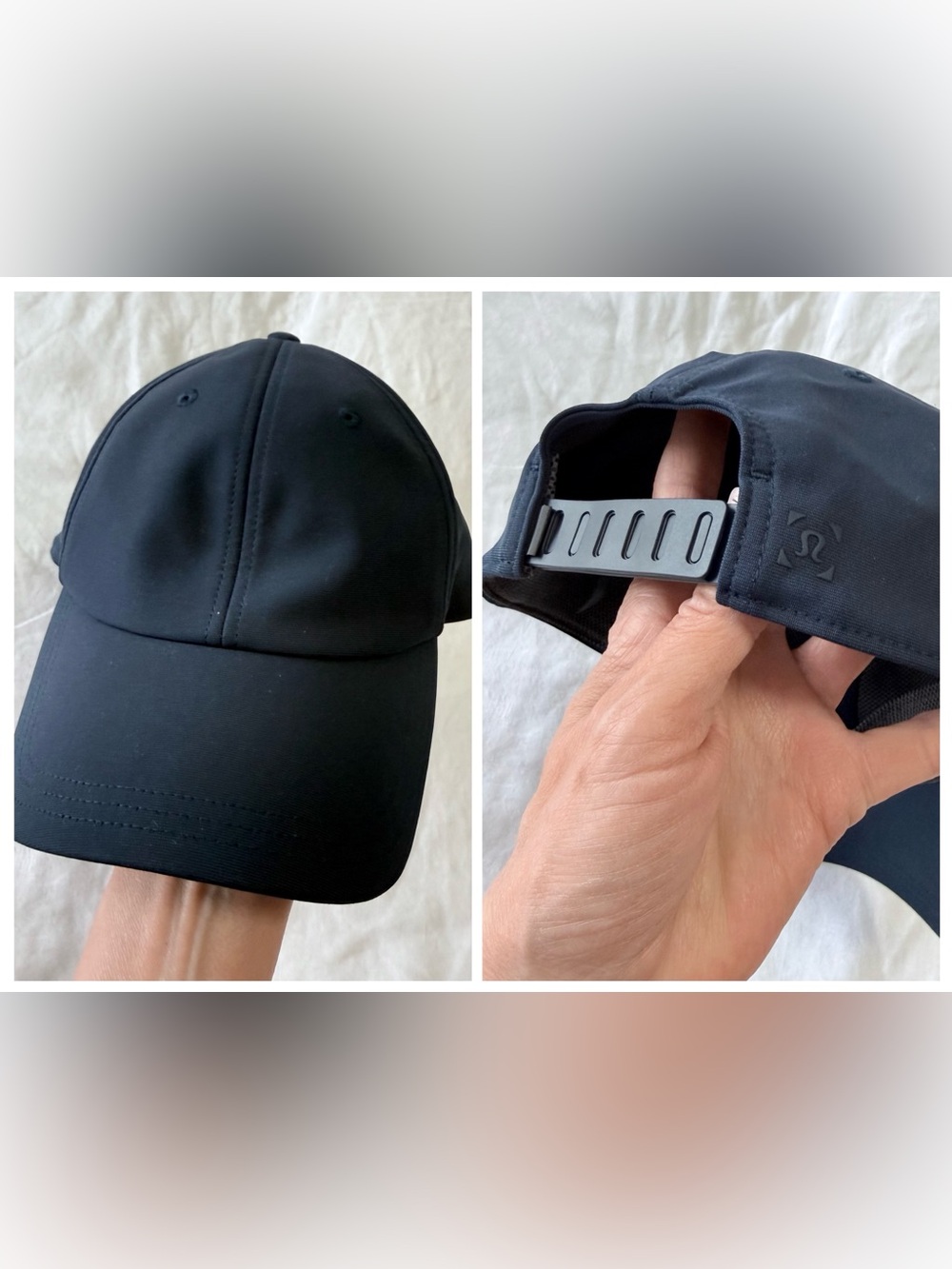 Lululemon | Men’s O/S | Navy Blue Hat Cap Rubber Snap Back Gym Minimalist